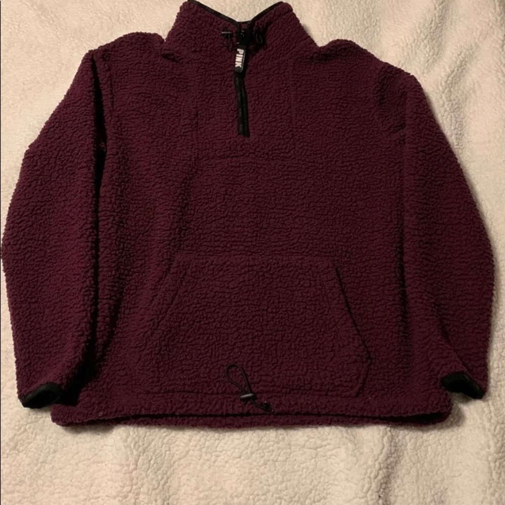 PINK Sherpa Pullover